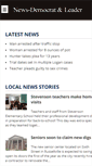 Mobile Screenshot of newsdemocratleader.com